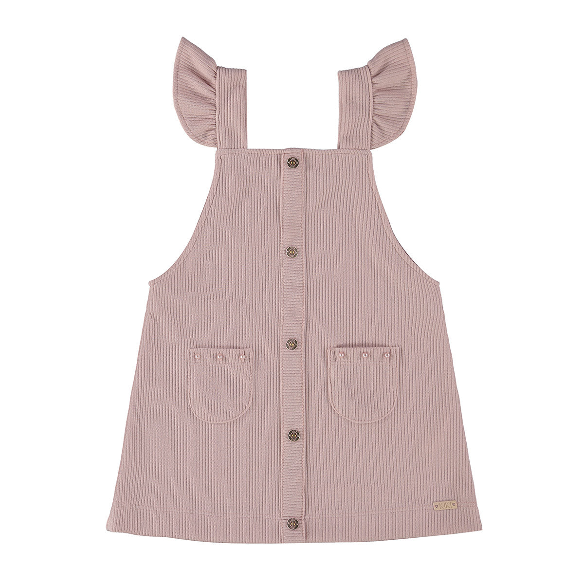 Conjunto Infantil Salopete e Blusa em Jacquard - Kiki Xodó