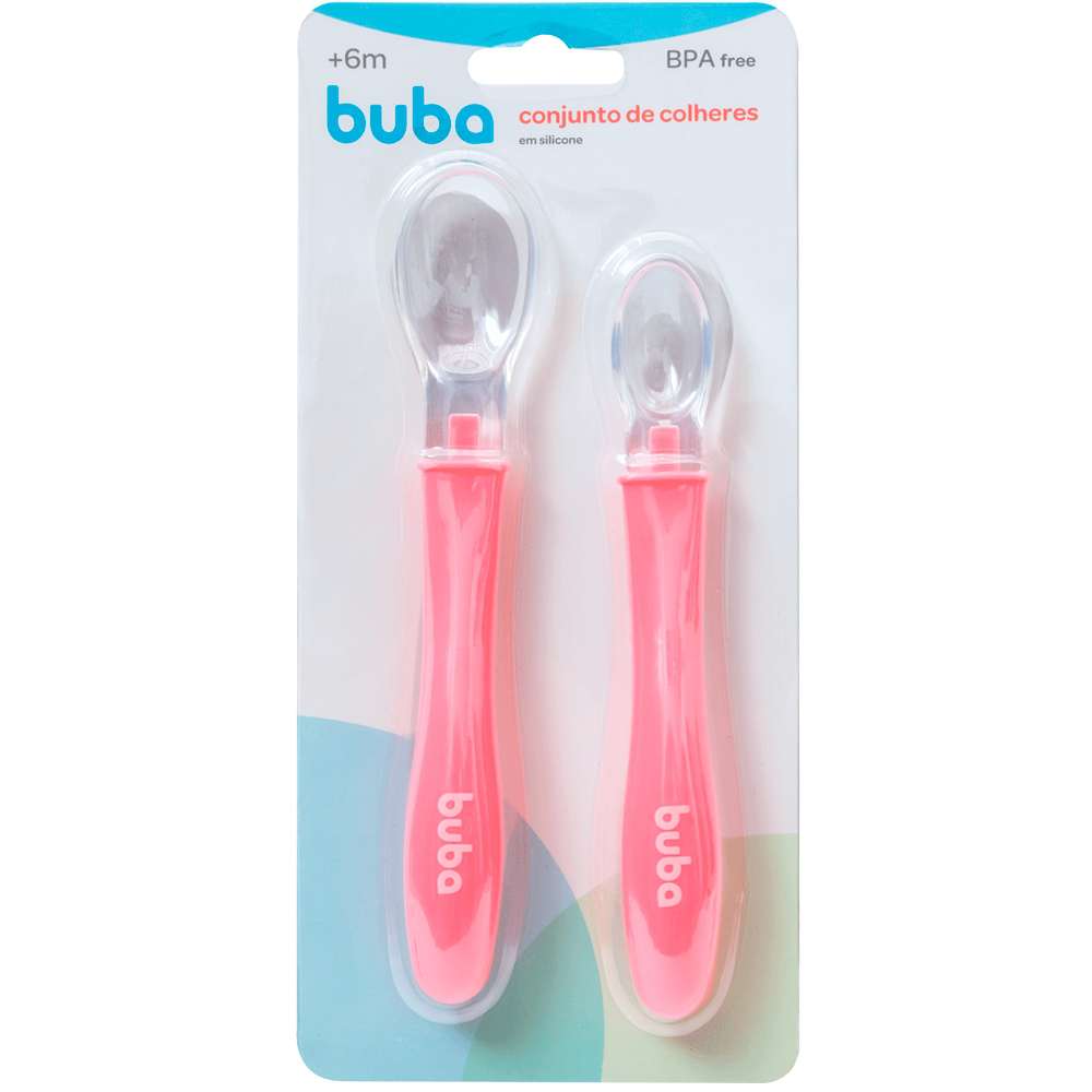 Colheres em Silicone (6+ Meses) - Buba