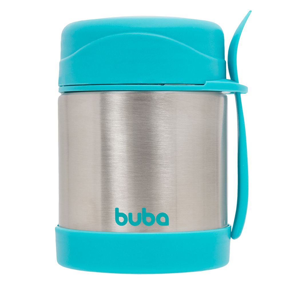 Pote Térmico Infantil Inox Com Garfo Liso - Buba