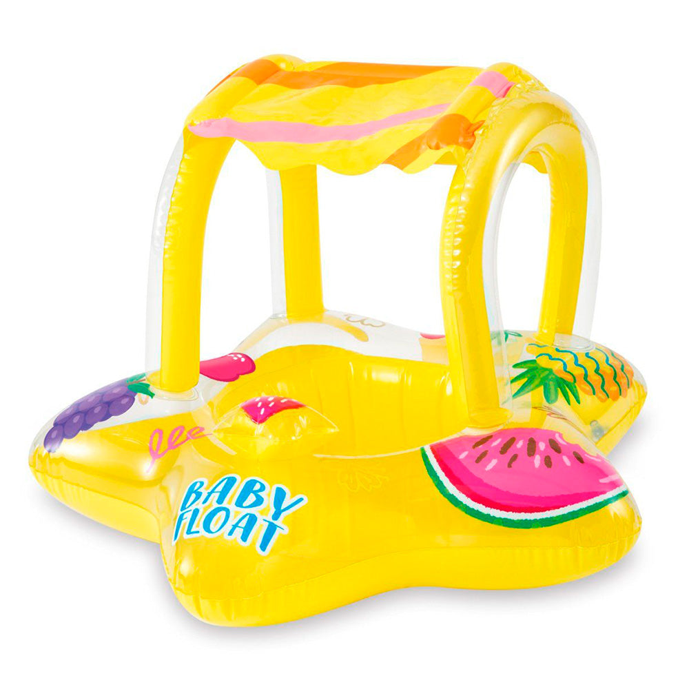 Boia Baby Bote Inflável Kiddie Com Cobertura Frutas - Intex
