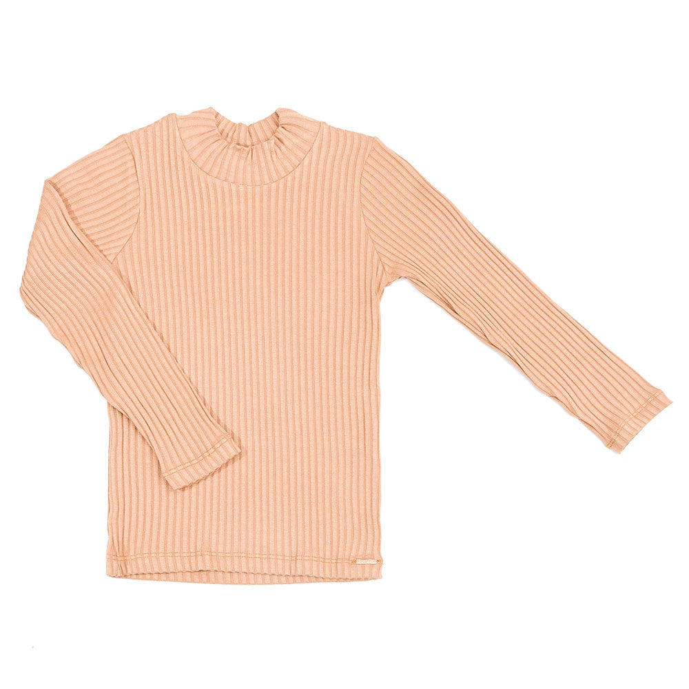 Blusa Manga Longa Infantil em Viscose Canelada - Have Fun