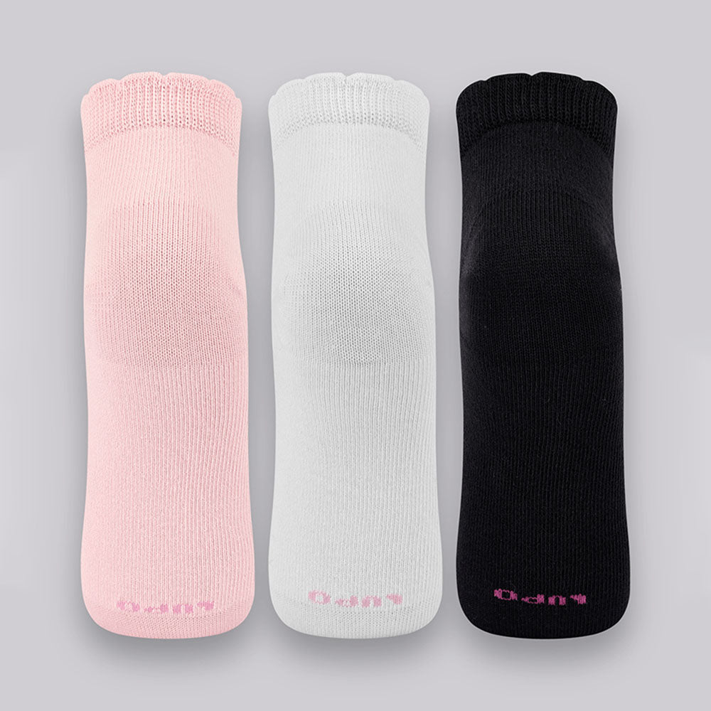 Kit 3 Pares Meia Cano Médio Infantil Menina - Lupo