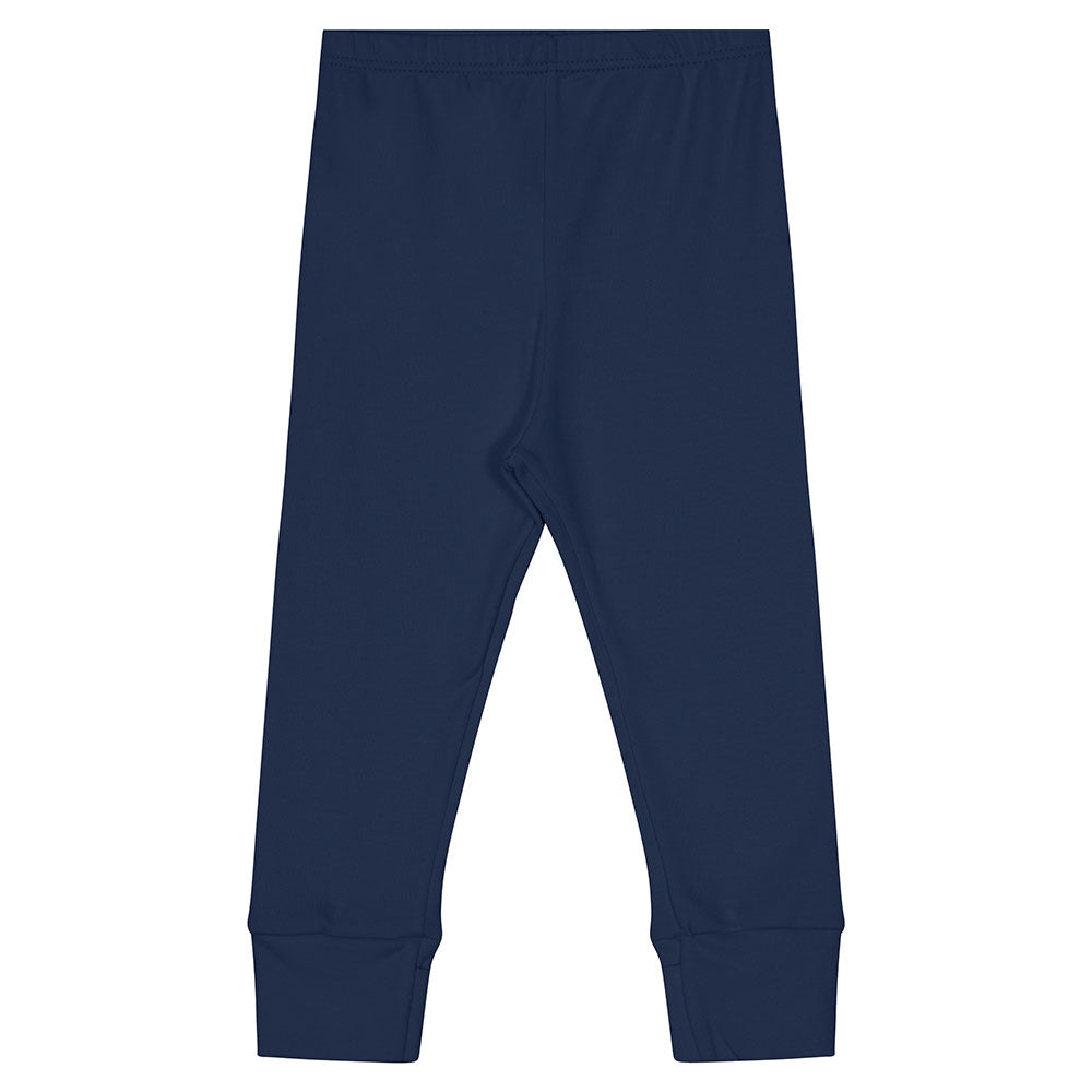 Calça / Mijão Vira Pé Bebê Liso Em Suedine - Kiko Baby
