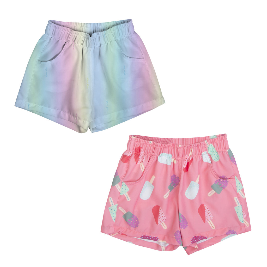 Shorts Infantil Menina Tactel Comfort - Have Fun