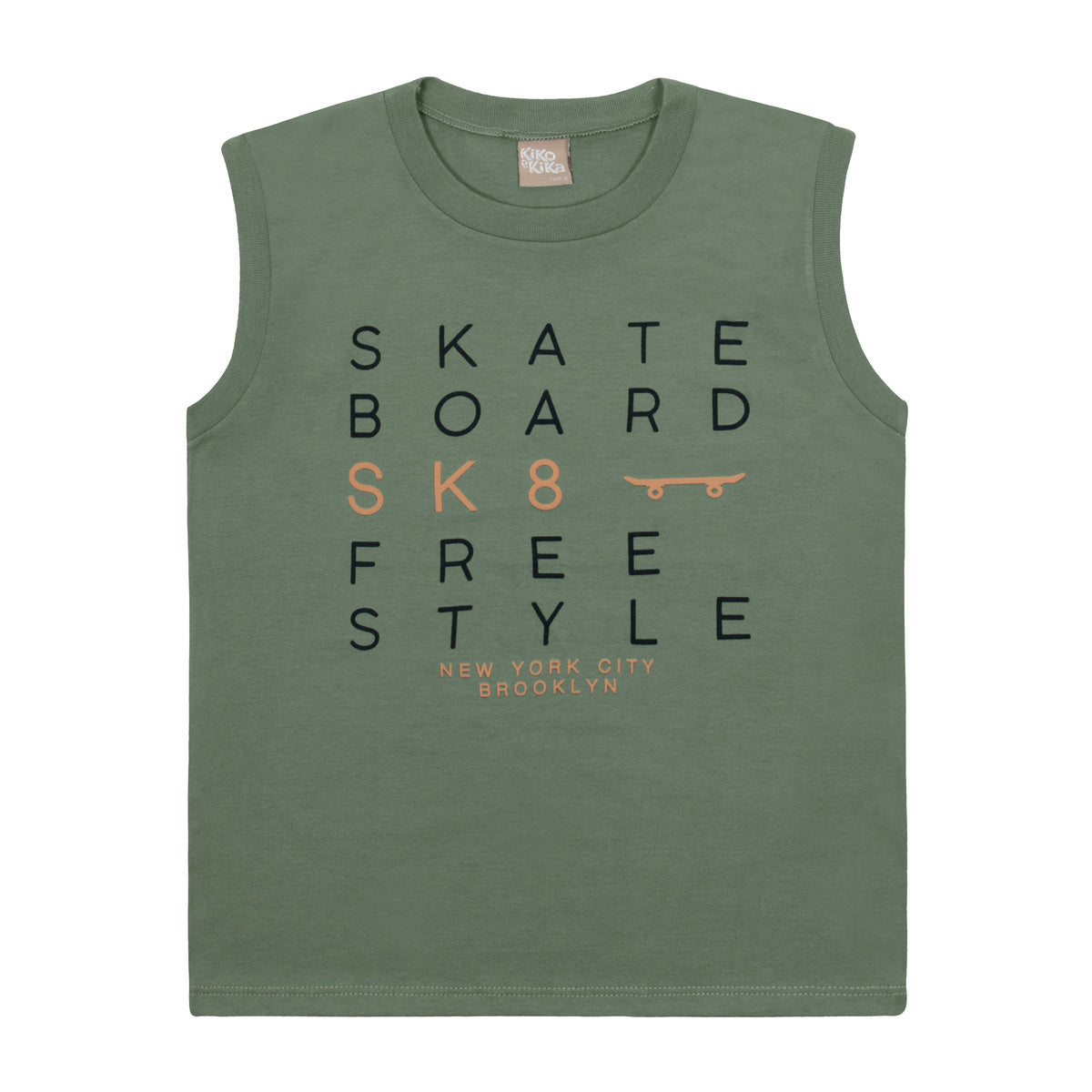 Regata Infantil Menino Skate Board - Kiko e Kika