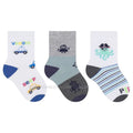 Kit 3 Pares Meia Cano Médio Bebê Menino Polvo - Selene