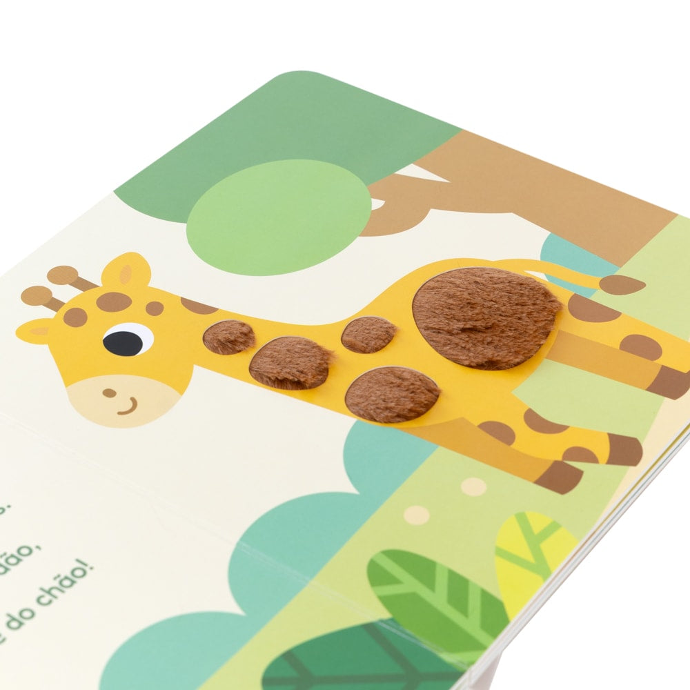 Livro Sensorial Com Textura  Conhecendo o Safári - Buba