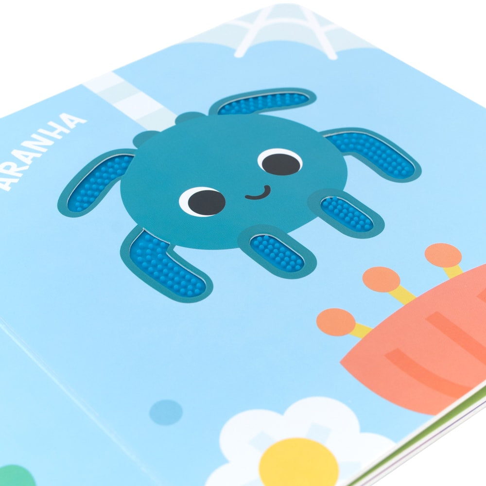 Livro Sensorial Com Textura  Quem Sou Eu No Jardim - Buba