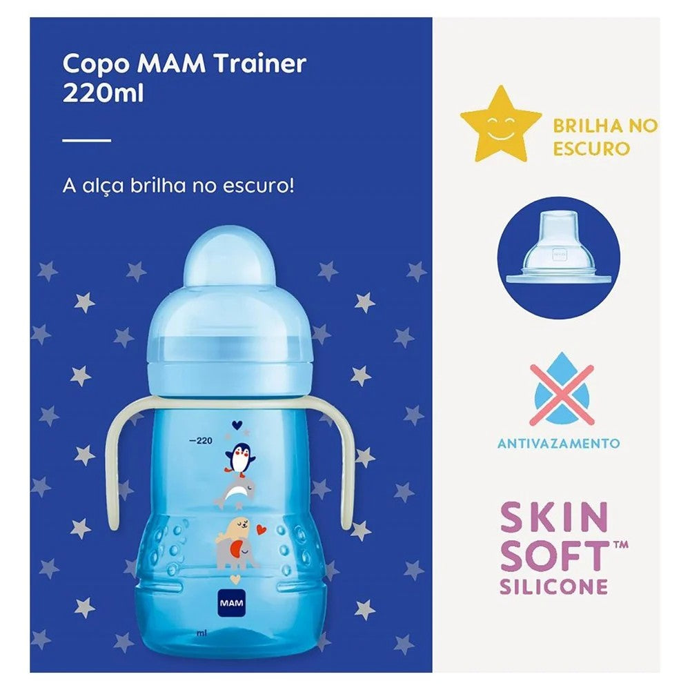 Copo de Transição Trainer Night 4M+ 220ml - MAM