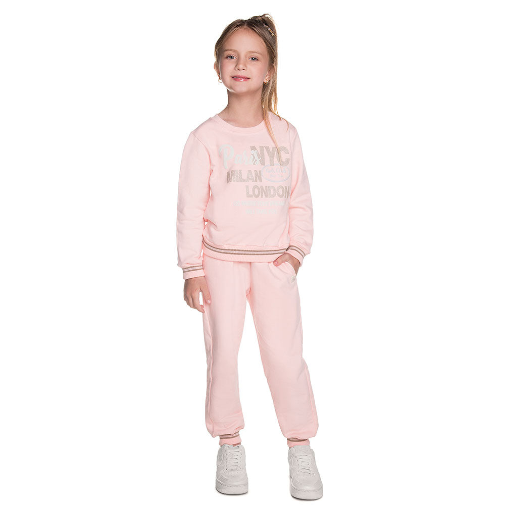 Conjunto Infantil Menina Moletom Peluciado Paris - Have Fun