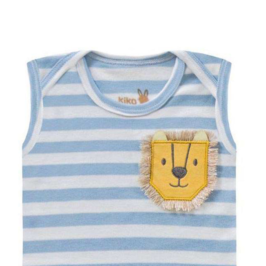 Body Regata Bebê Menino Leão - Kiko Baby