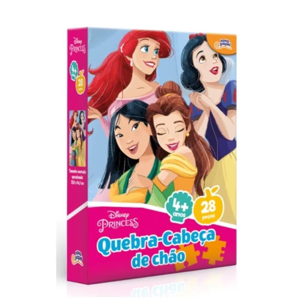 Quebra-Cabeça de Chão Princesas Grandinho 28 Peças - Toyster