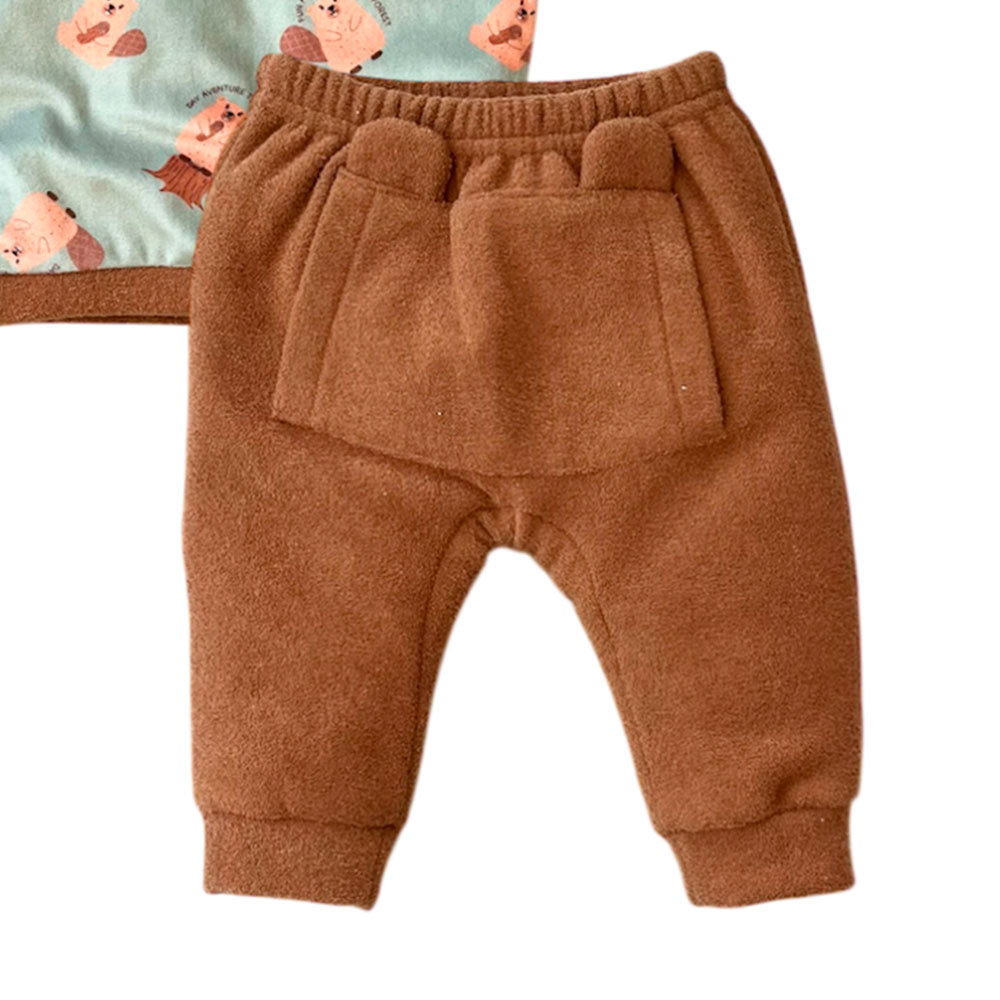 Conjunto Bebê Menino Plush Castor - Tilly Baby