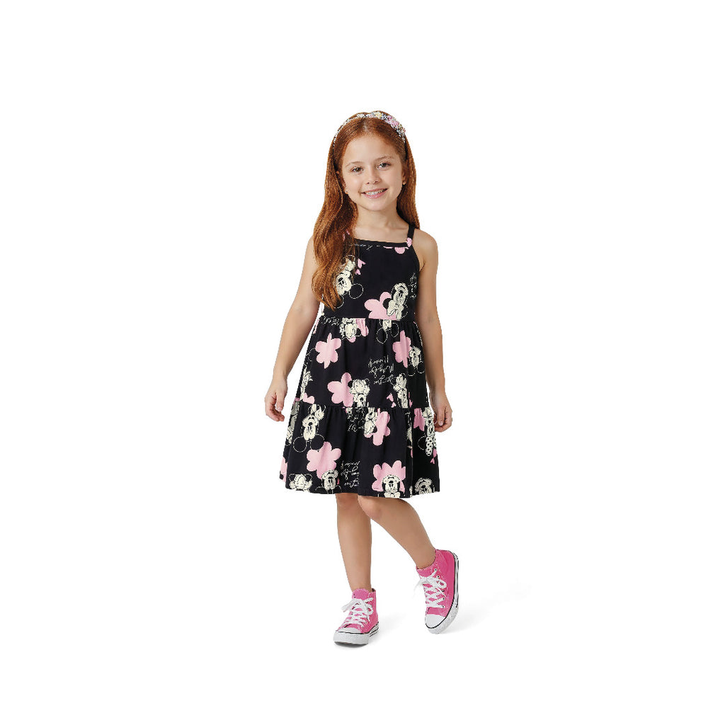 Vestido Infantil Minnie Mouse   - Malwee Kids