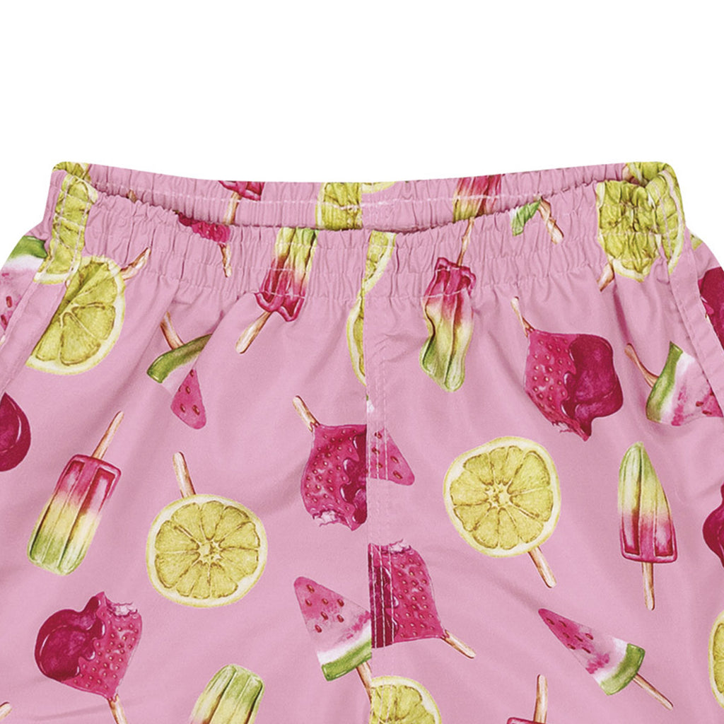 Short Tactel Infantil Menina C/ Proteção UV 50+ Picolés - Kiko e Kika