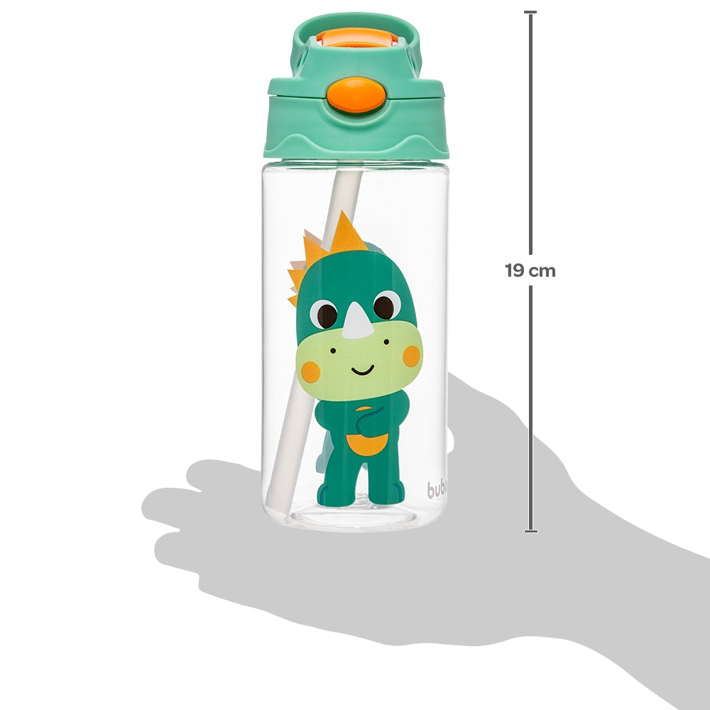 Garrafa Infantil 450ml em Tritan Buba Zoo Dino - Buba