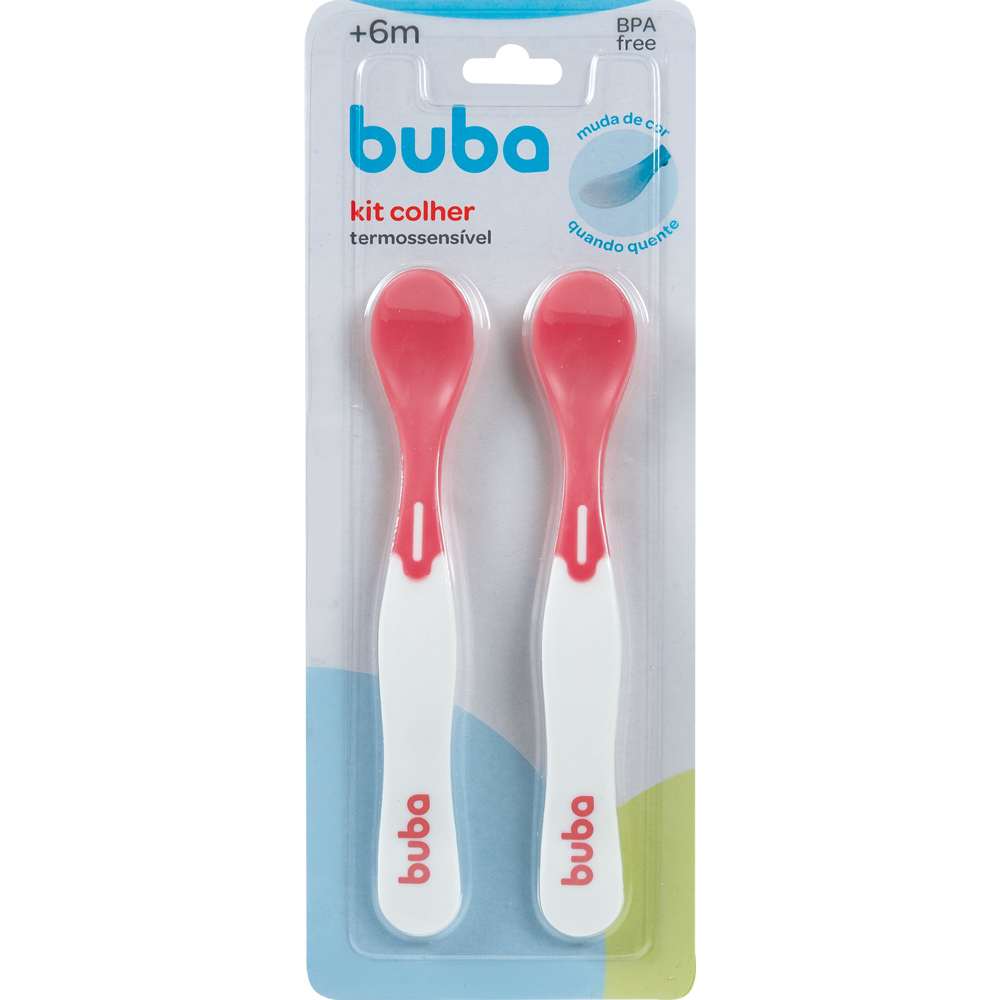Colher Termossensível (6+ Meses) Kit 2 UN - Buba