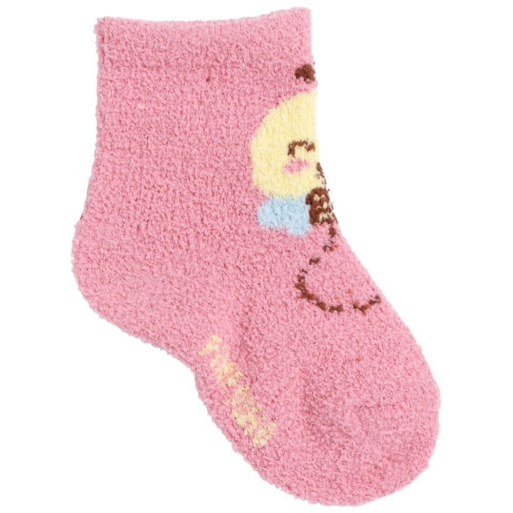 Meia Felpuda Bebê Menina 16-20 Abelha - Pimpolho
