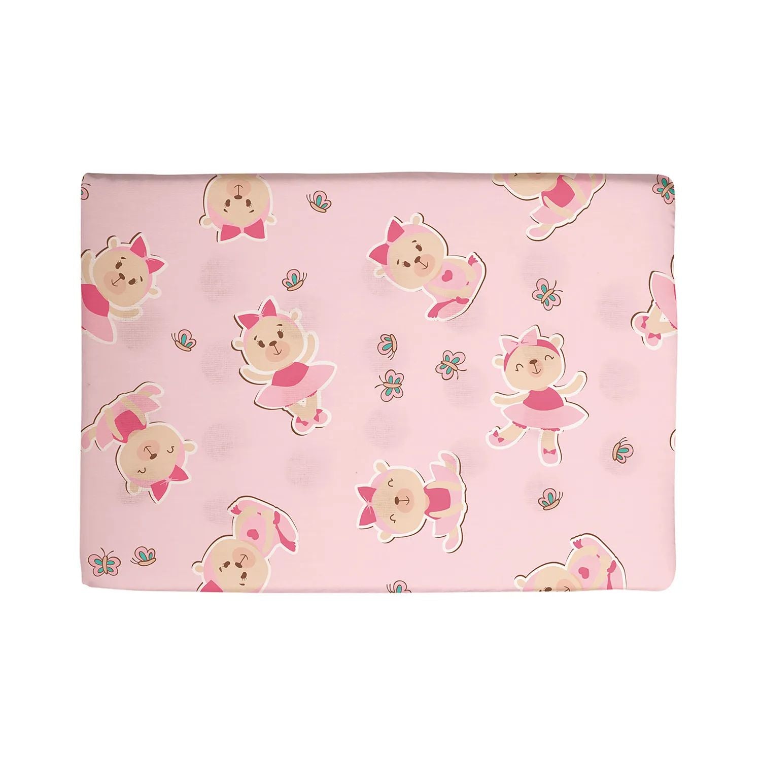 Travesseiro Antissufocante Estampado Ursa Bailarina - Bublim