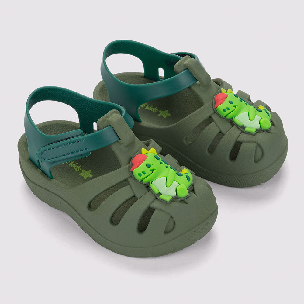 Sandália Babuche Menino Lumy Dino - Grendene Kids