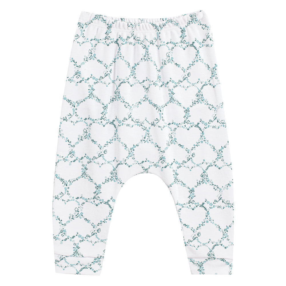 Conjunto Bebê Menina Body Gola e Calça Floral - Kiko Baby