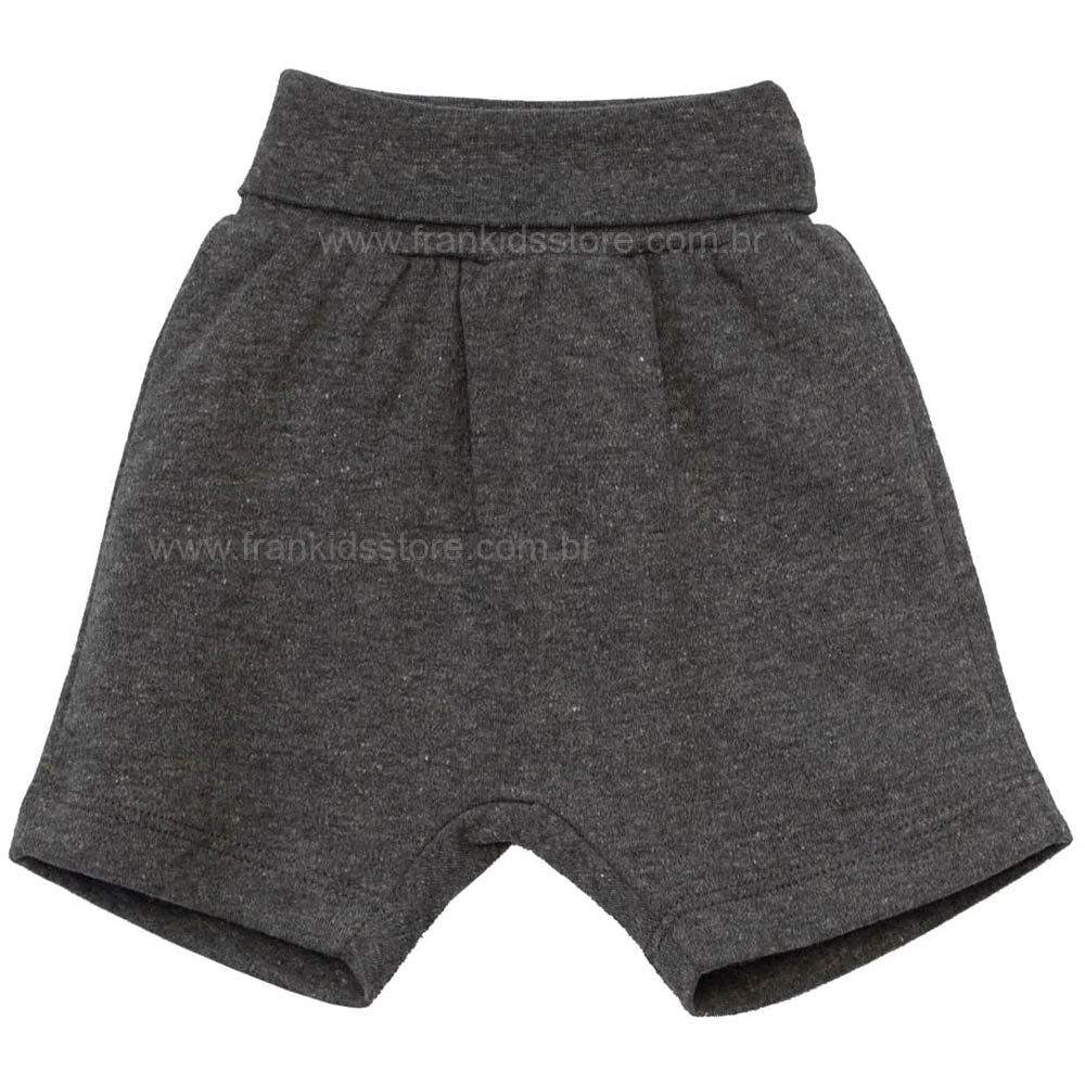 Short Moderno Suedine Menino Cinza - Tilly Baby