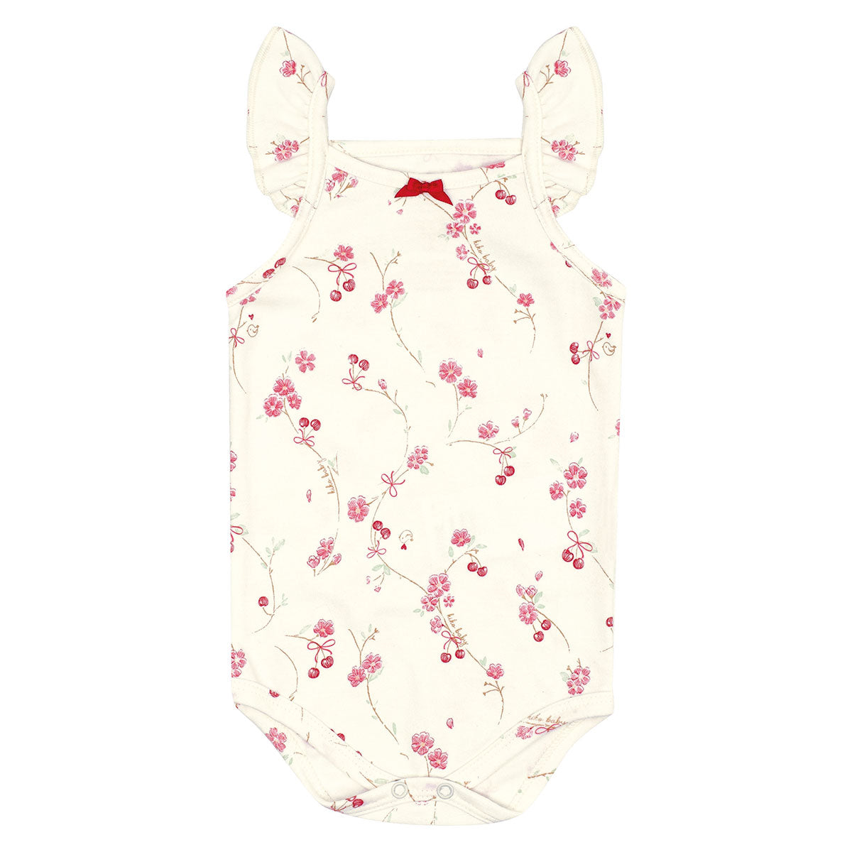 Conjunto Bebê Menina Body Alça e Short - Kiko Baby