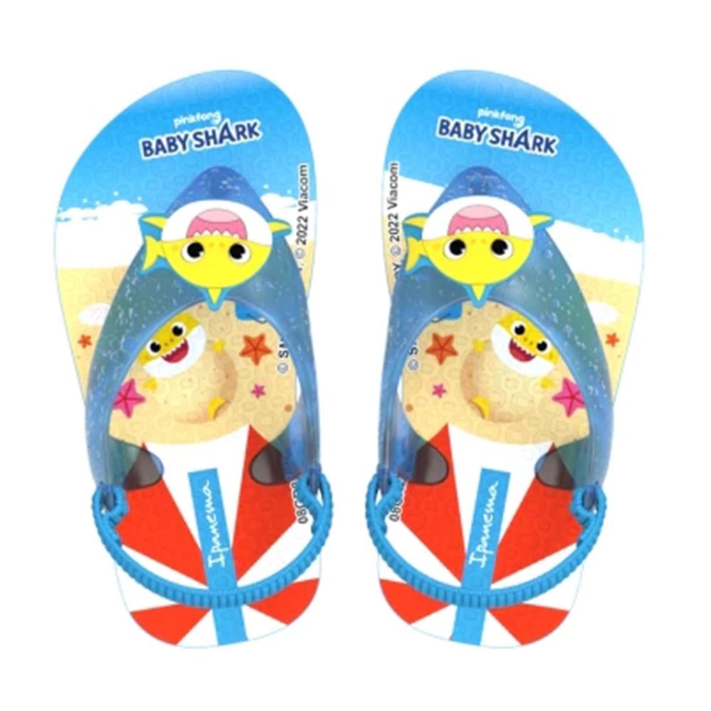 Chinelo de Dedo Baby Shark Azul - Ipanema