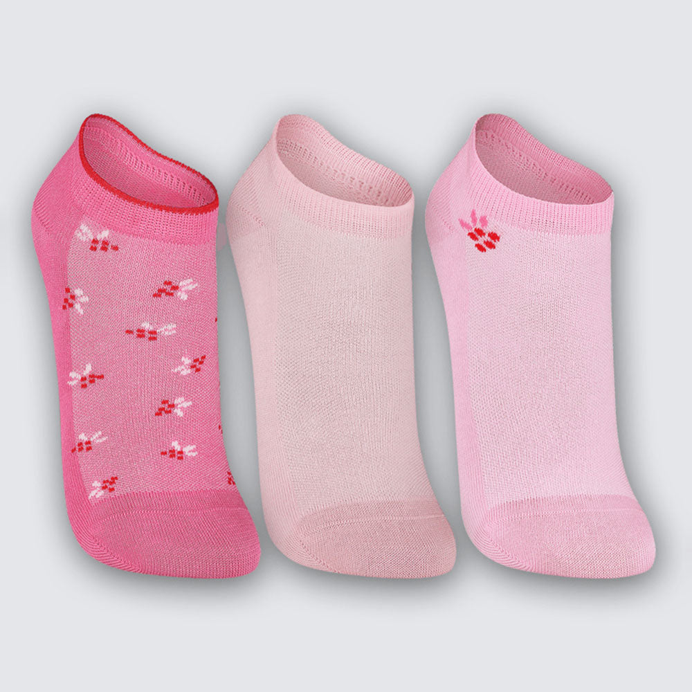 Kit 3 Pares Meia Cano Curto Feminina Adulto - Lupo