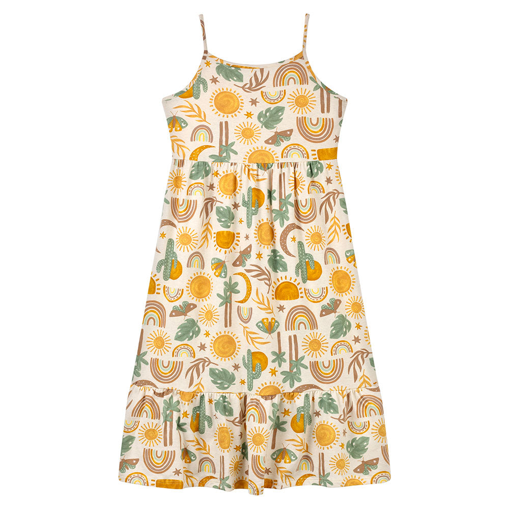 Vestido Infantil Midi Alcinha Meia Malha - Alakazoo