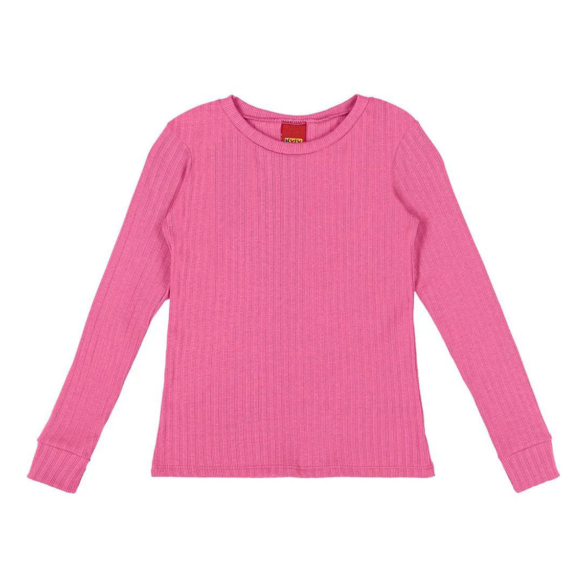 Blusa Infantil Menina em Ribana Canelada Com Elastano - Kyly