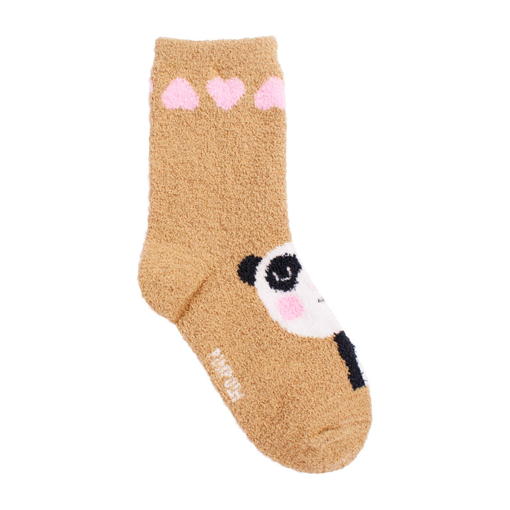 Meia Felpuda Infantil Menina 31-34 Panda - Pimpolho