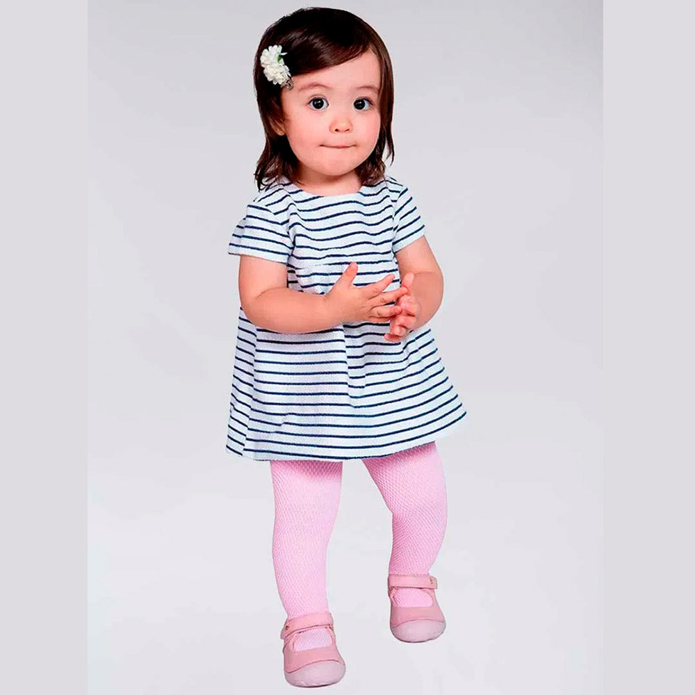 Meia-Calça Fio 70 Bebê Infantil Cute Textura Lobinha - Lupo