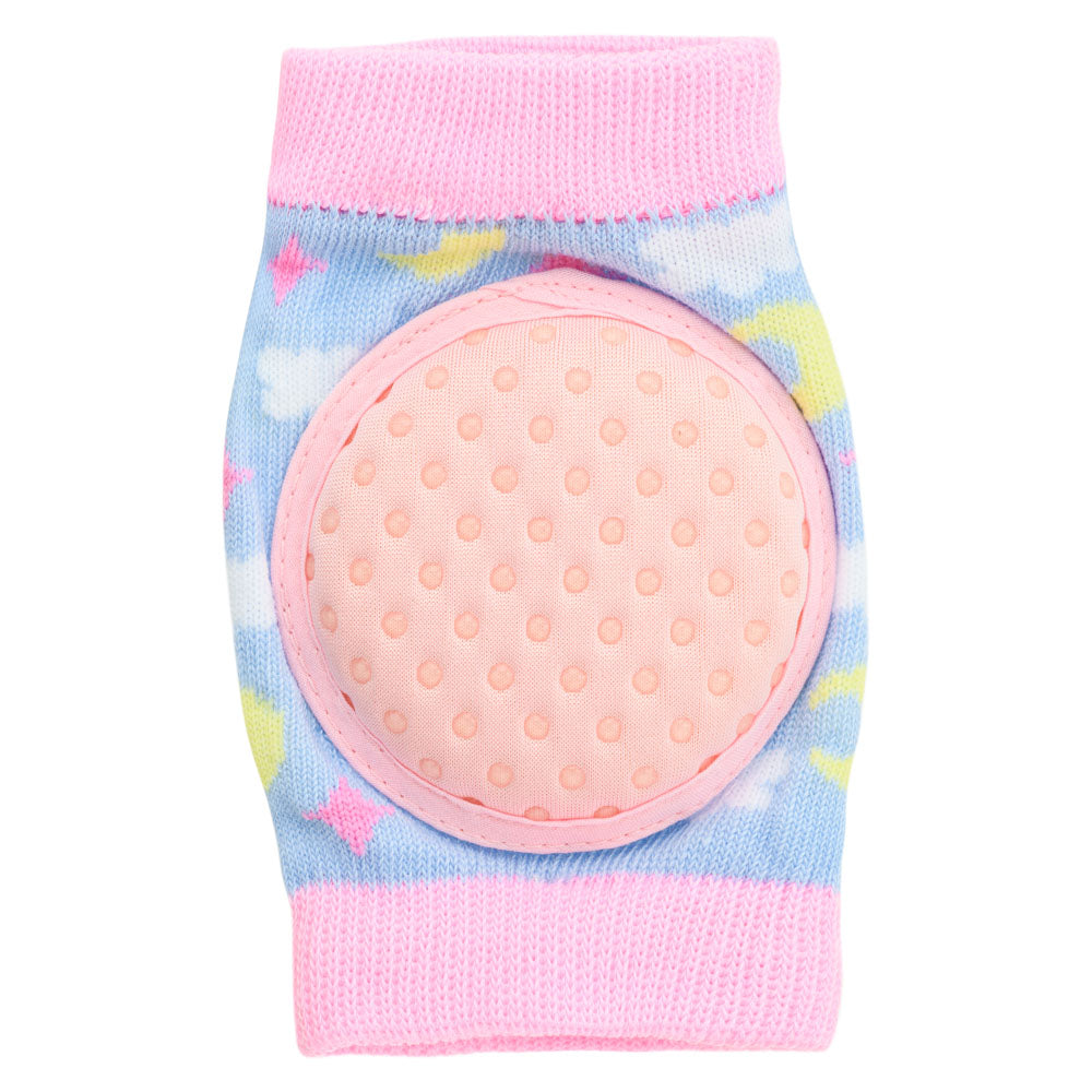Joelheira Soft Bebê Menina Antiderrapante Nuvem - Pimpolho