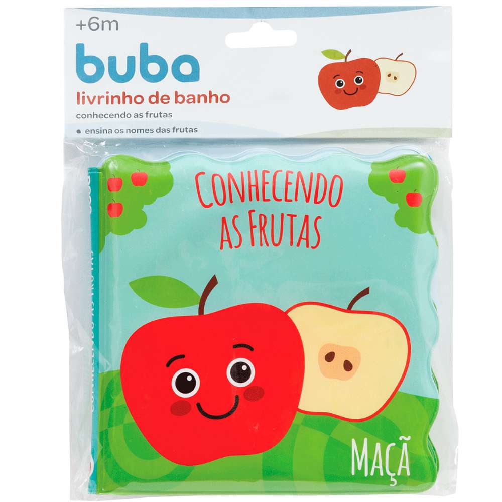 Livro de Banho Bebê Conhecendo as Frutas - Buba