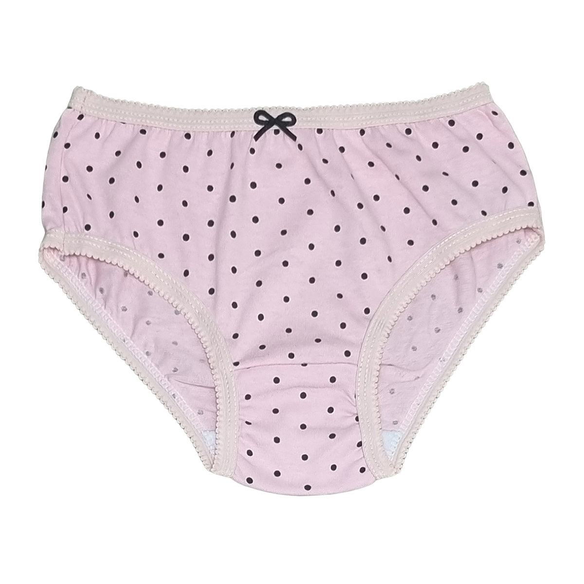 Kit C/3 Calcinhas em Algodão Estampadas e Poá - Tampinha