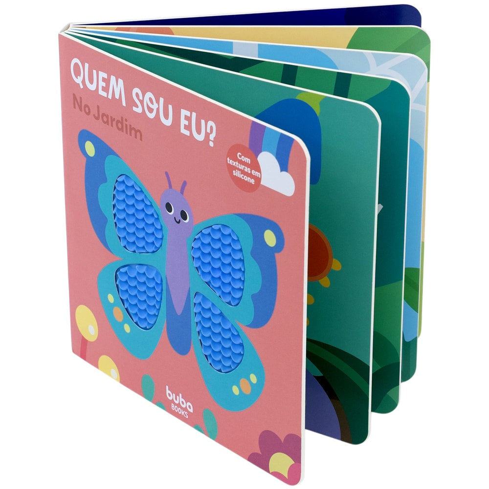 Livro Sensorial Com Textura  Quem Sou Eu No Jardim - Buba