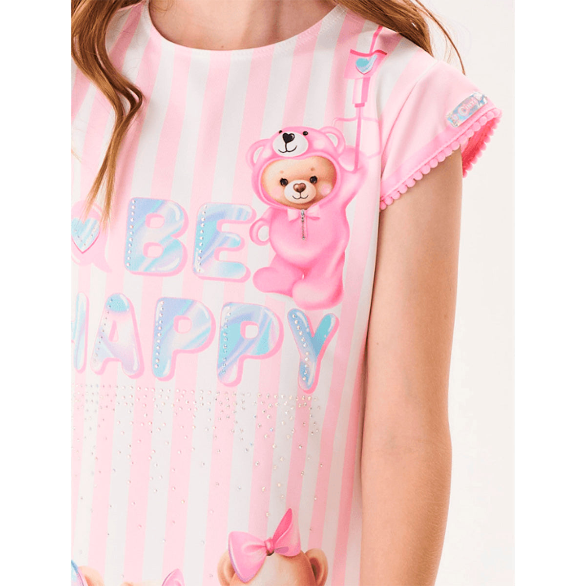 Vestido Infantil Be Happy Ursinhos - Cinti