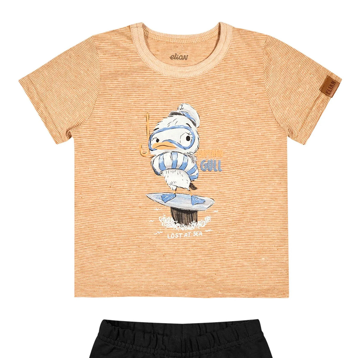 Conjunto Curto Bebê Menino Gaivota - Elian