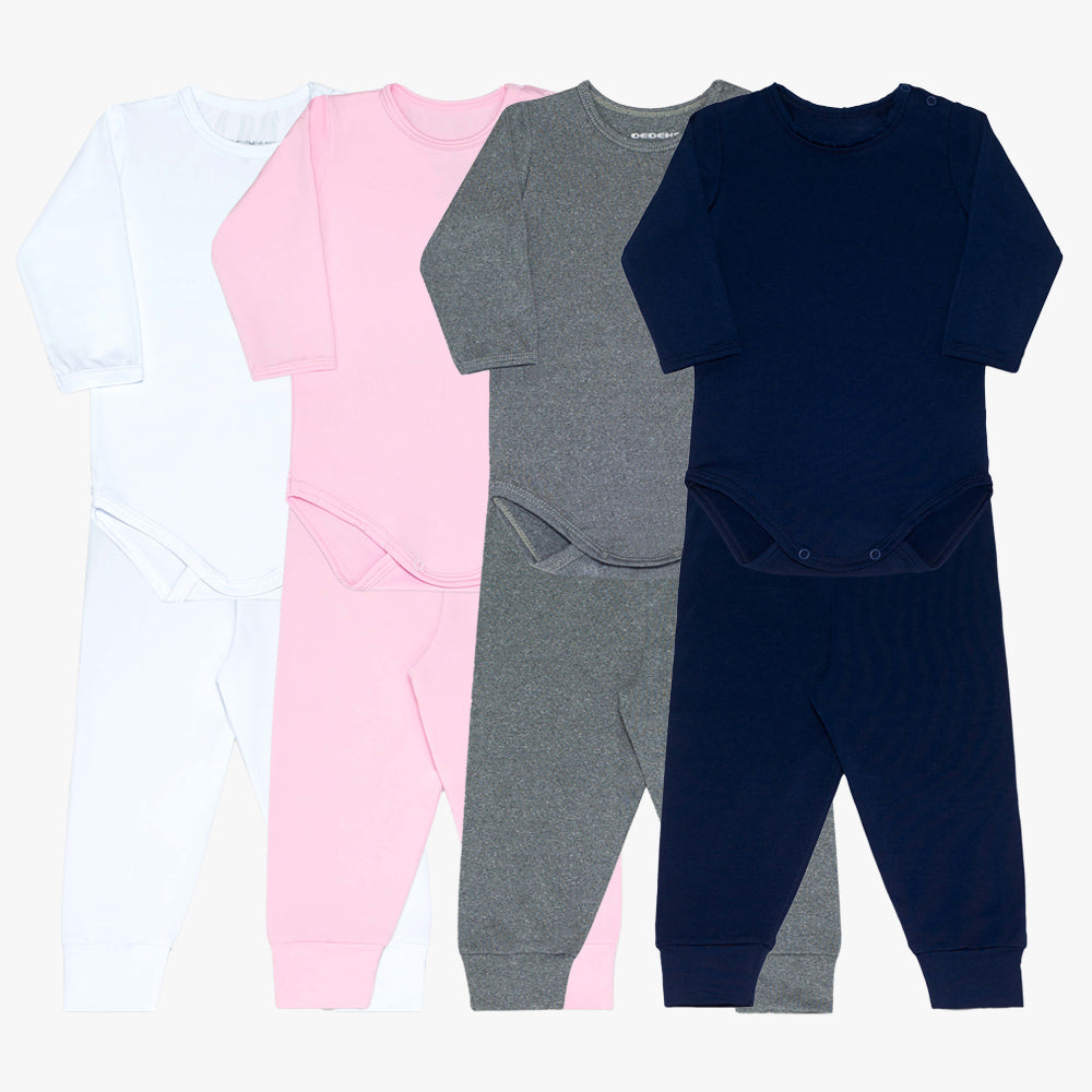 Conjunto Térmico Bebê Body e Calça Inverno - Dedeka