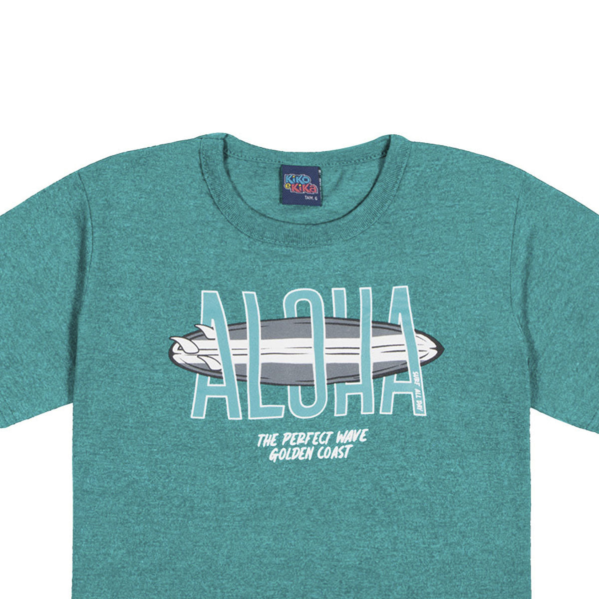 Camiseta Infantil Menino Surf Aloha - Kiko e Kika