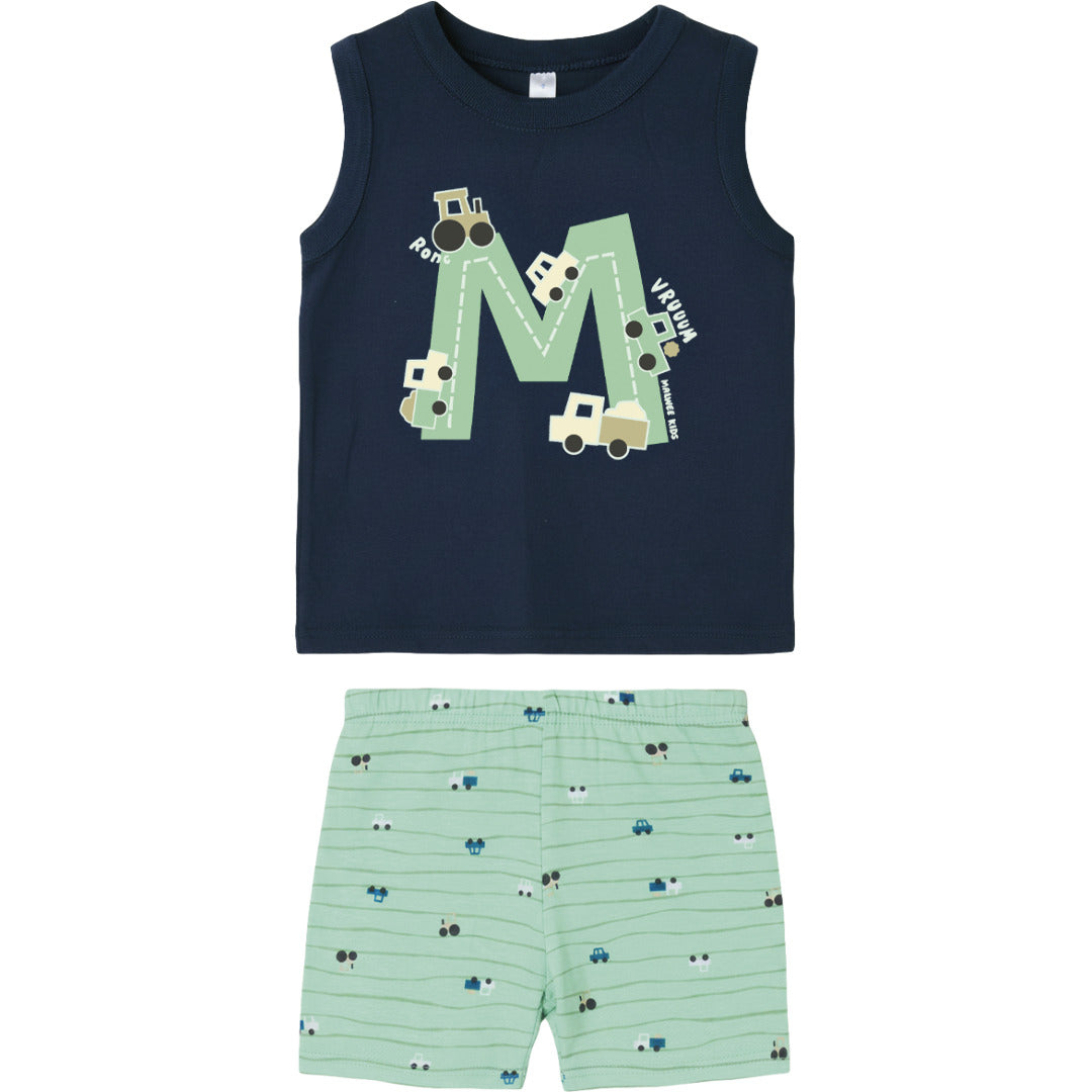 Pijama Infantil Menino Brilha No Escuro Vrum - Malwee Kids