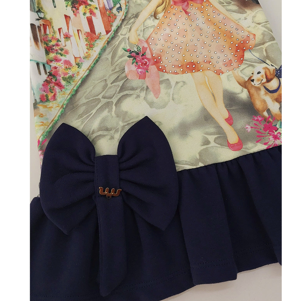 Vestido Infantil Menina Laço - Milli e Nina