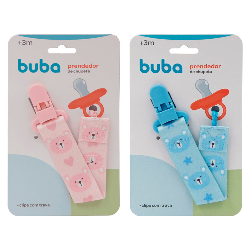 Prendedor de Chupeta Ursinho - Buba