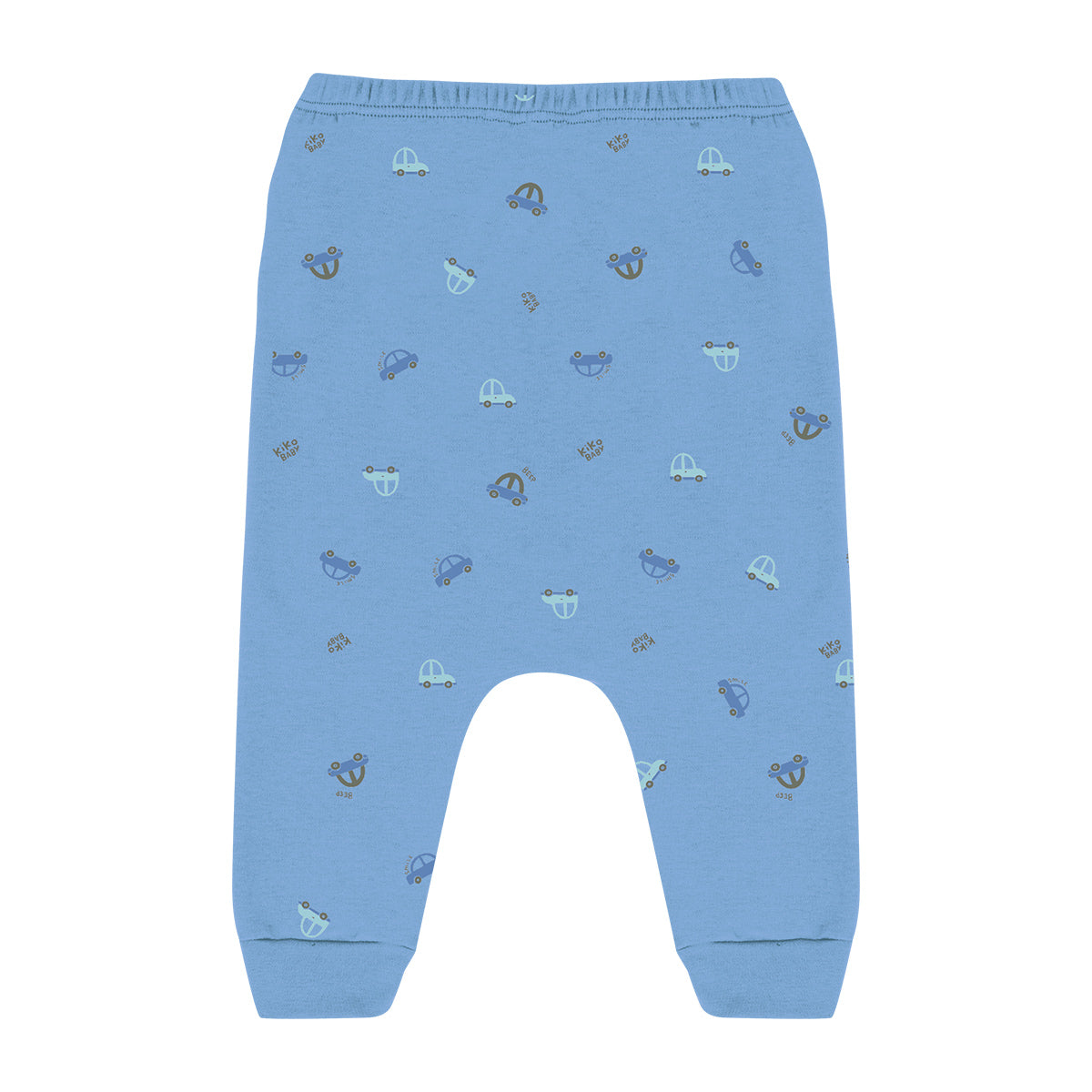 Calça Bebê Menino Saruel em Suedine Carrinhos - Kiko Baby