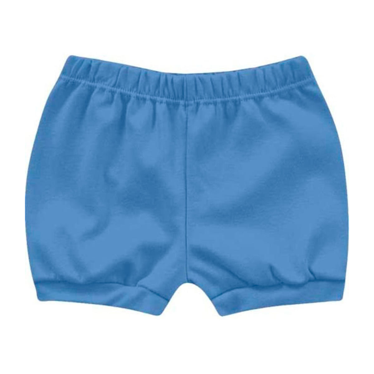 Short Cobre Fralda Suedine Bebê Menino Azul - Kiko Baby