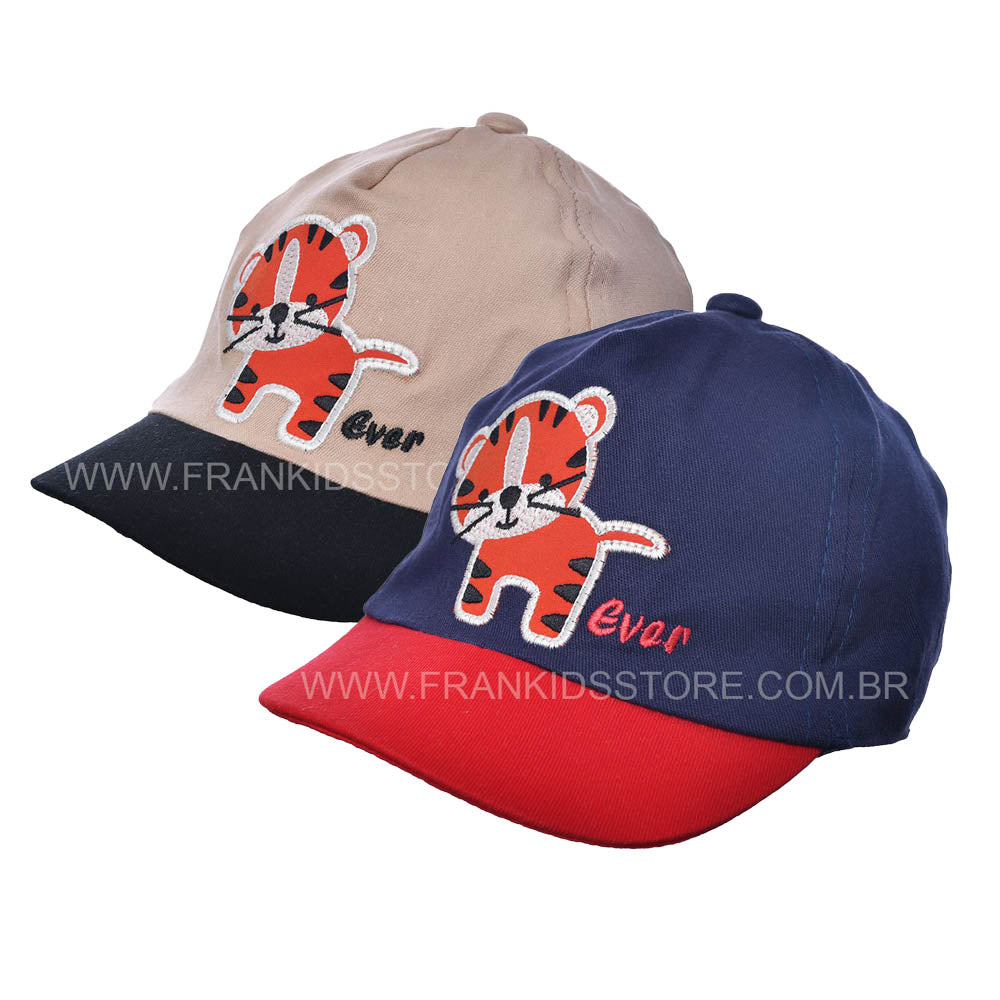 Boné Infantil Com Bordado Tigre - Everly
