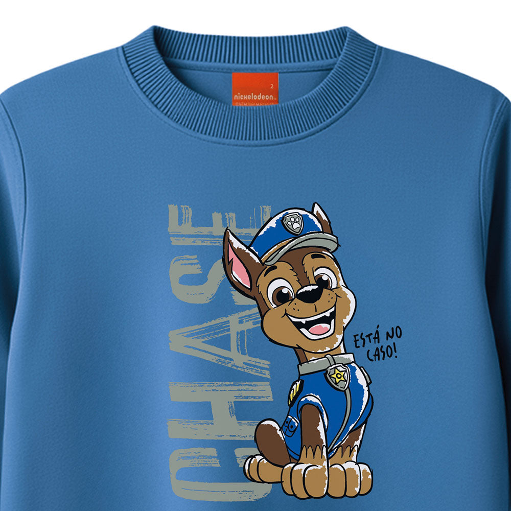 Camiseta Infantil Menino Patrulha Canina Chase - Malwee Kids