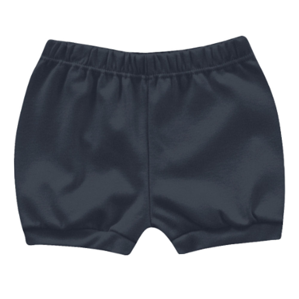 Short Suedine Bebê Menino Liso Cinza - Kiko Baby