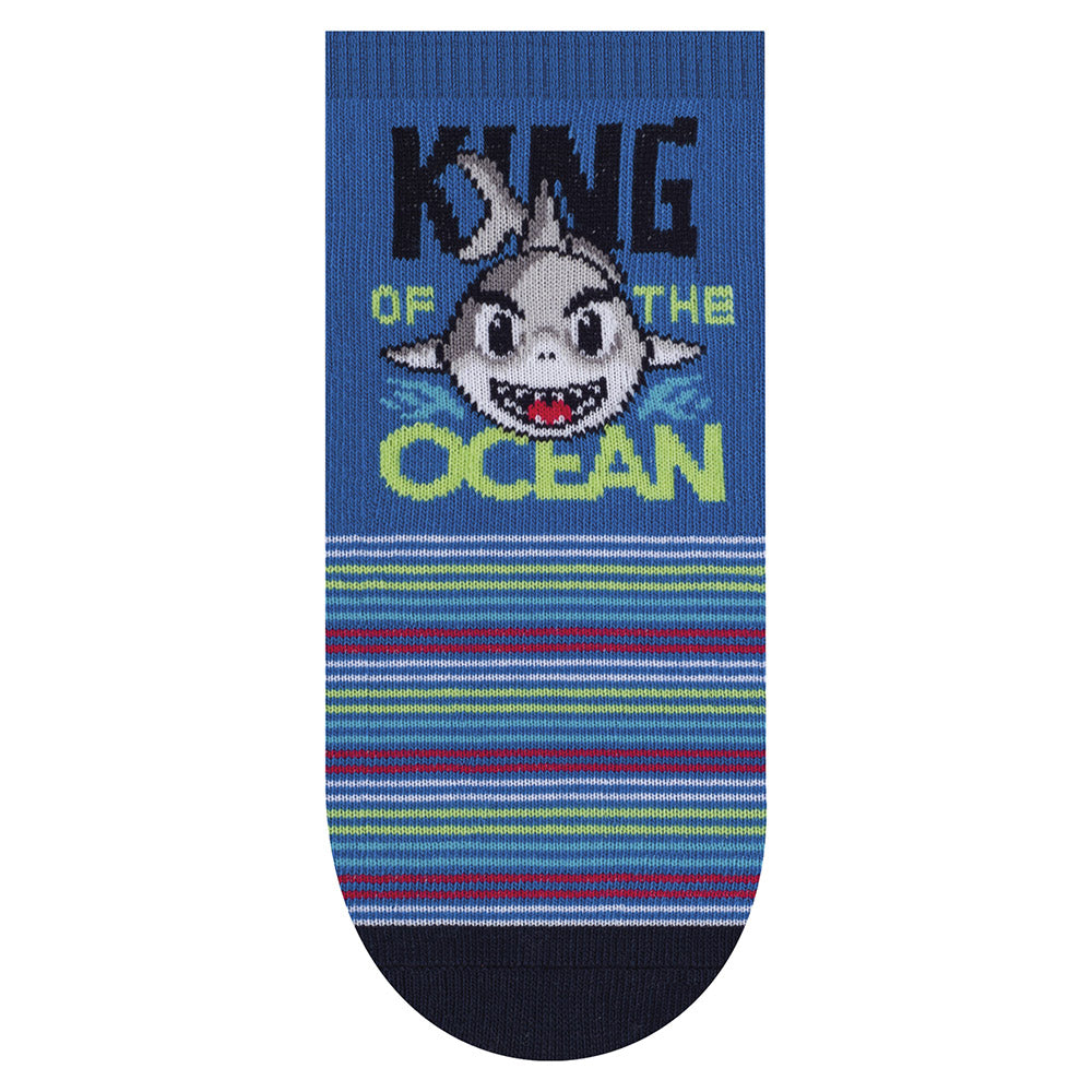 Meia Cano Médio Bebê Menino Estampada - Selene